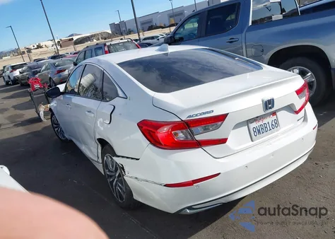 2021 Honda Accord Hybrid Ex-L from USA, damaged, VIN 1HGCV3F55MA010186